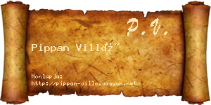 Pippan Villő névjegykártya
